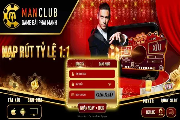 Man Club - Sảnh game bài đổi thưởng uy tín nhất hiện nay 2023 ManClub-1