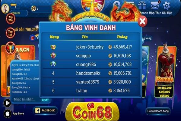 Coin68 Club - Nhà cái game bài uy tín về nạp rút coin68-club-3
