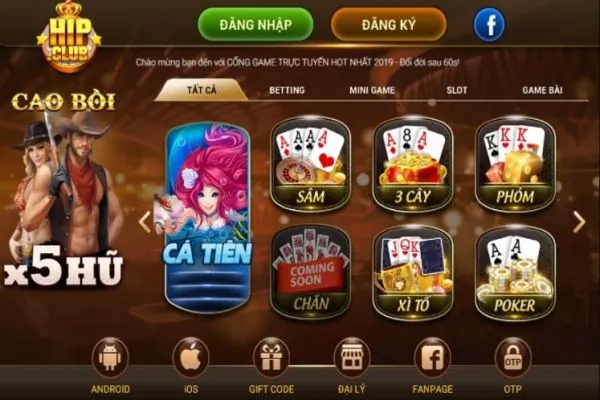 HIP CLUB - Khám phá game bài đổi thưởng siêu ấn tượng 2022 cong-game-hip-club-1