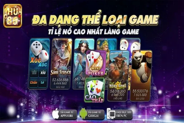 Hu86 Club - Khám phá game bài đổi thưởng cực đỉnh cao 2022 hu86-club-1