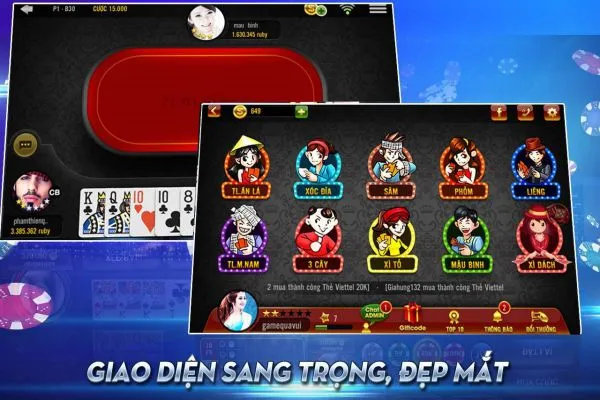 Ruby - Đánh giá về chất lượng của game bài Ruby ruby-3