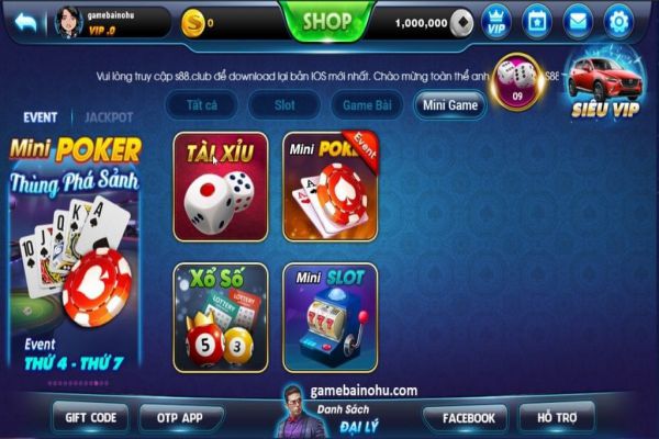 S88 Club - Game bài đổi thưởng nổi đình đám nhất hiện nay s88-club-2