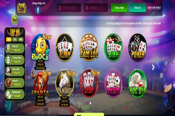 Vip52 - Review về game bài đổi thưởng Vip52 vip52-1