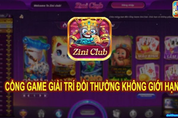 Zini Club - Cổng game bài số 1 hiện nay tại Việt Nam zini-club-2