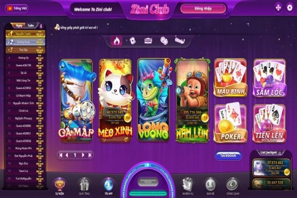 Zini Club - Cổng game bài số 1 hiện nay tại Việt Nam zini-club-3