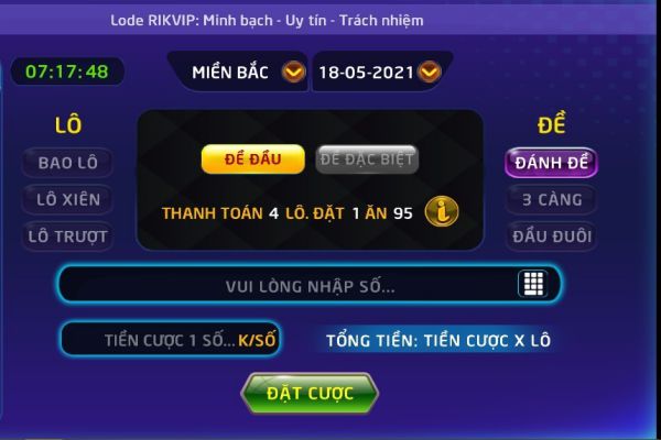 Lô đề 1 ăn 900 tại RikVIP - ghi nhớ các mẹo chơi luôn thắng lo-de-1-an-900-tai-rikvip-3