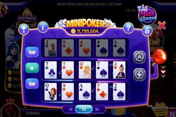 Mini Poker tại RikVIP- Mách bạn các mẹo chơi hiệu quả nhất mini-poker-tai-rikvip-2
