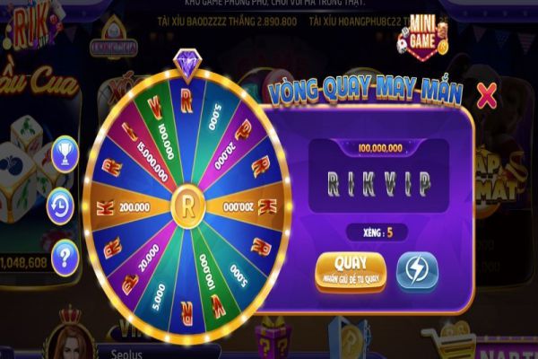 Vòng quay may mắn tại RikVIP - Cách chơi dễ chiến thắng nhất vong-quay-may-man-tai-rikvip-1