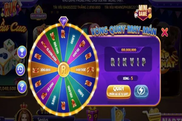 Vòng quay may mắn tại RikVIP - Cách chơi dễ chiến thắng nhất vong-quay-may-man-tai-rikvip-1
