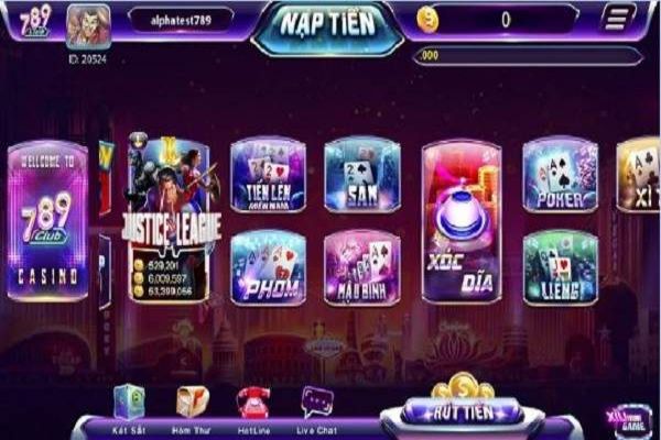 Xóc đĩa tại 789 Club - Bí quyết chơi dễ chiến thắng nhất Giao diện game tại 789 Club