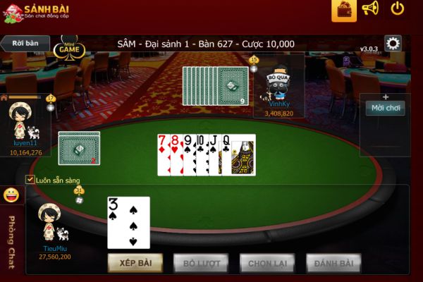 Sâm Lốc tại SunWin - Hướng dẫn cách chơi tỷ lệ thắng cao mẹo chơi sâm lốc sunwin