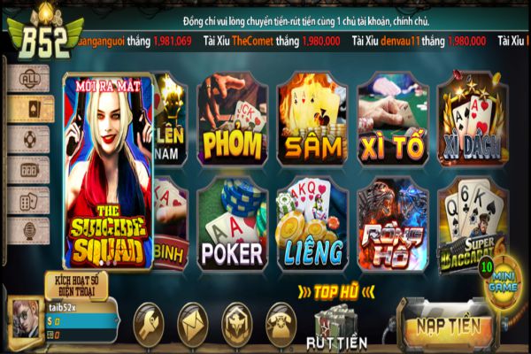 Suicide Squad tại B52 Club - Hướng dẫn cách chơi chi tiết và dễ hiểu nhất suicide-squad-tai-b52-club-1