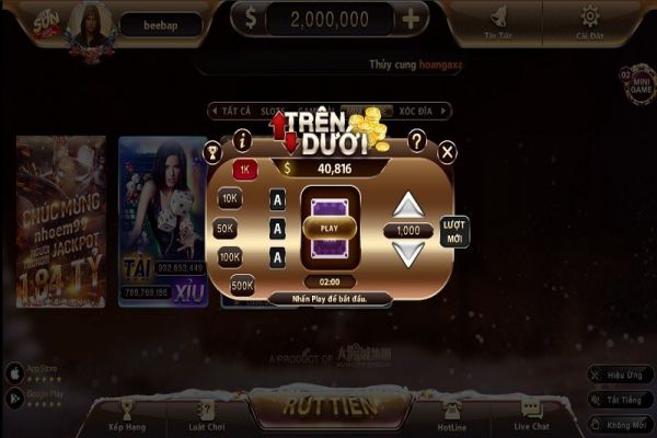 Trên dưới tại SunWin- Cách chơi luôn luôn thắng tren-duoi-tai-sunwin-2