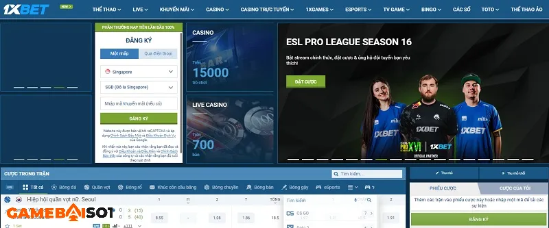 1xBet - Link vào nhà cái 1xBet không bị chặn, chính thức 2022
