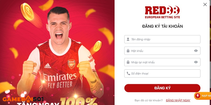 Red88 - Nhà cái cá cược online hàng đầu Châu Âu Hướng dẫn đăng ký tài khoản chỉ với vài bước thao tác