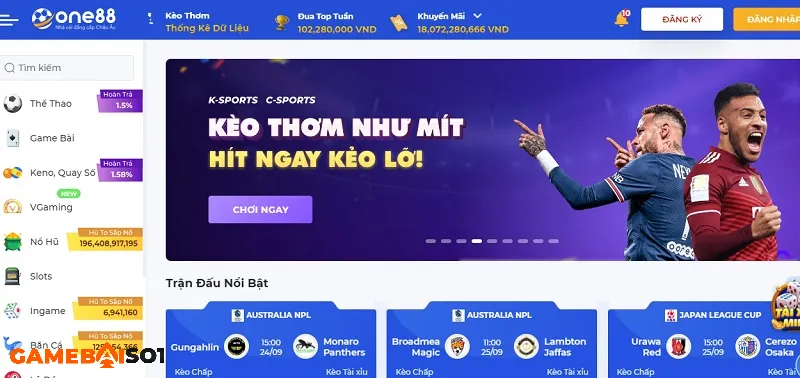 One88 - Website cá cược bóng đá uy tín nhất top 1 Châu Á gioi thieu one88
