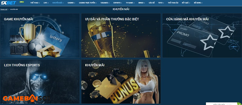 1xBet - Link vào nhà cái 1xBet không bị chặn, chính thức 2022 Kho khuyến mãi dành riêng cho mọi đối tượng người chơi