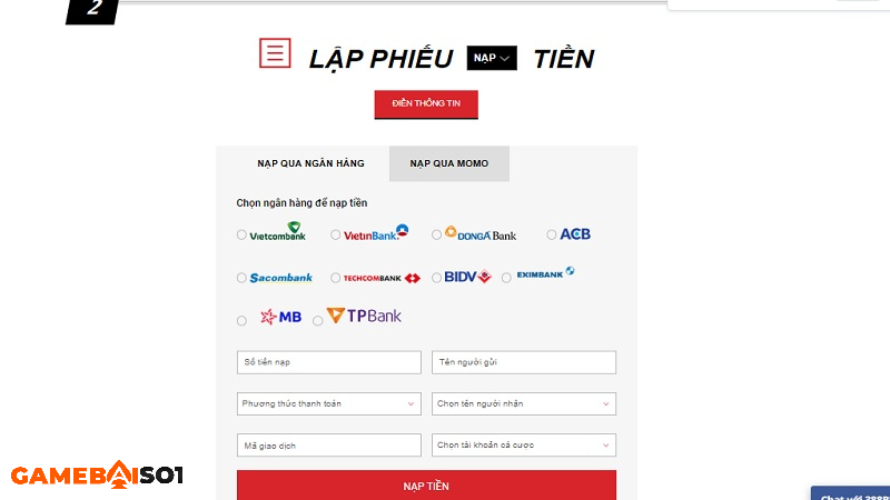 388Bet - Cá cược thắng lớn và làm giàu siêu dễ dàng Lập phiếu nạp tiền và điền thông tin nạp chính xác nhé