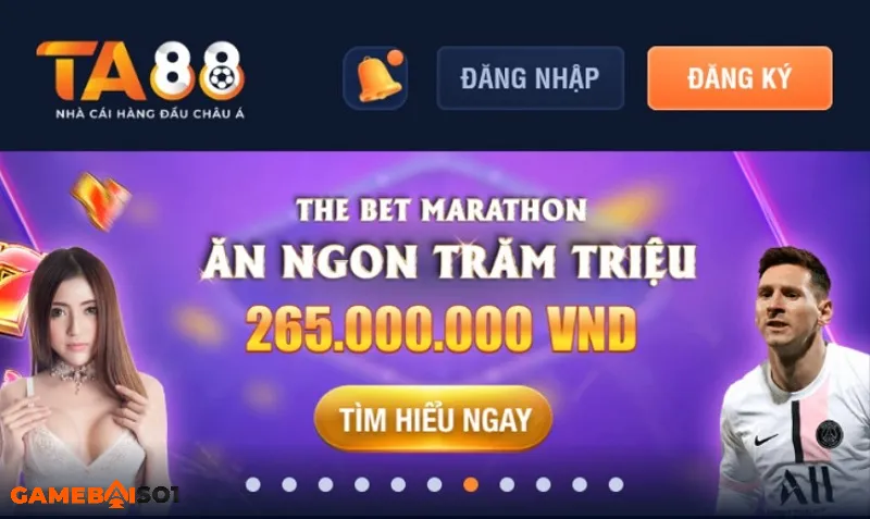 TA88 - Nhà cái cá cược trực tuyến đẳng cấp hàng đầu Nha cai TA88