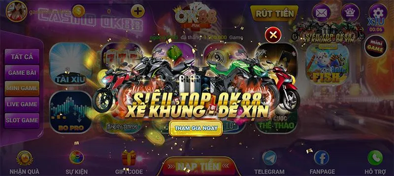 Game đánh bài OK88 - Cổng game bài đổi thưởng thịnh hành avatar