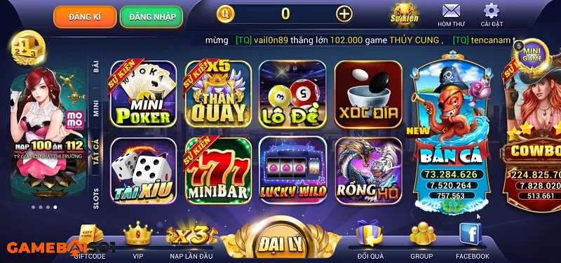 Game đánh bài ThanQuay247 - Siêu phẩm game đổi thưởng Uu diem ThanQuay247