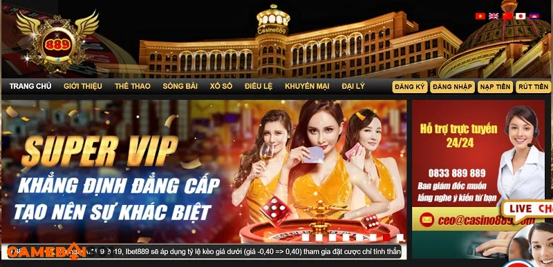 Casino889 - Nơi sự đẳng cấp và uy tín làm nên thương hiệu casino889