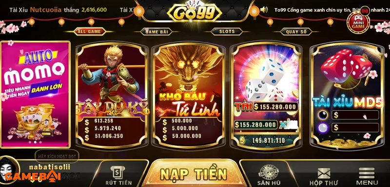 Game đánh bài Go99 Club - Sân chơi game bài vạn người mê cong game go99 club