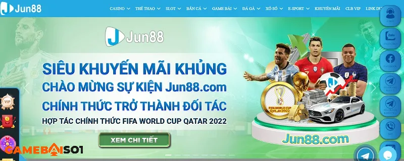 Jun88 - Sân chơi cược thể thao nổi tiếng Việt Nam jun88