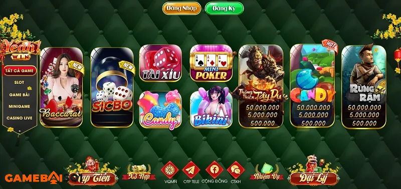 Game đánh bài Yeah Win - Mang thế giới game bài về nhà bạn kho game yeah win