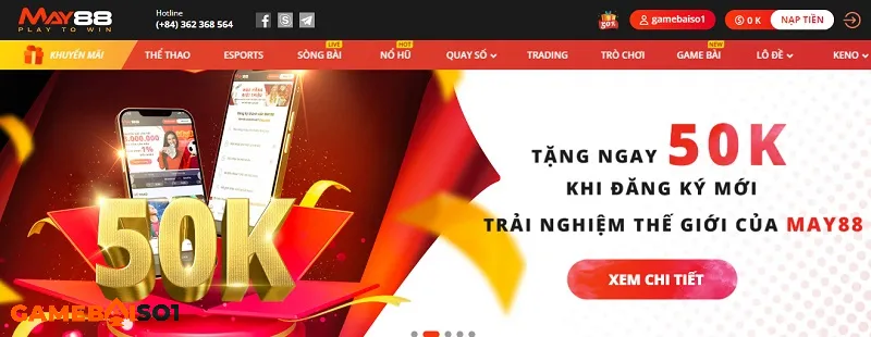 May88 - Nhà cái vàng của làng cá cược trực tuyến nha cai may88