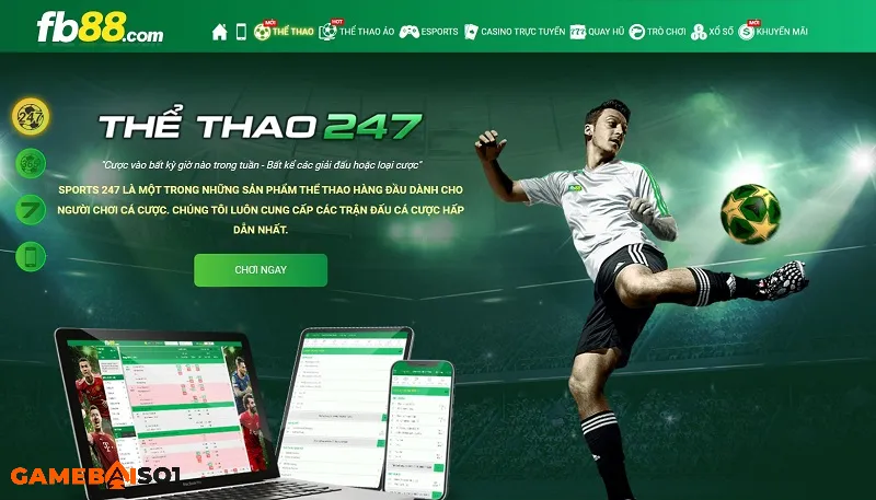 FB88 - Siêu phẩm cá cược, ăn tiền cực chất the thao fb88