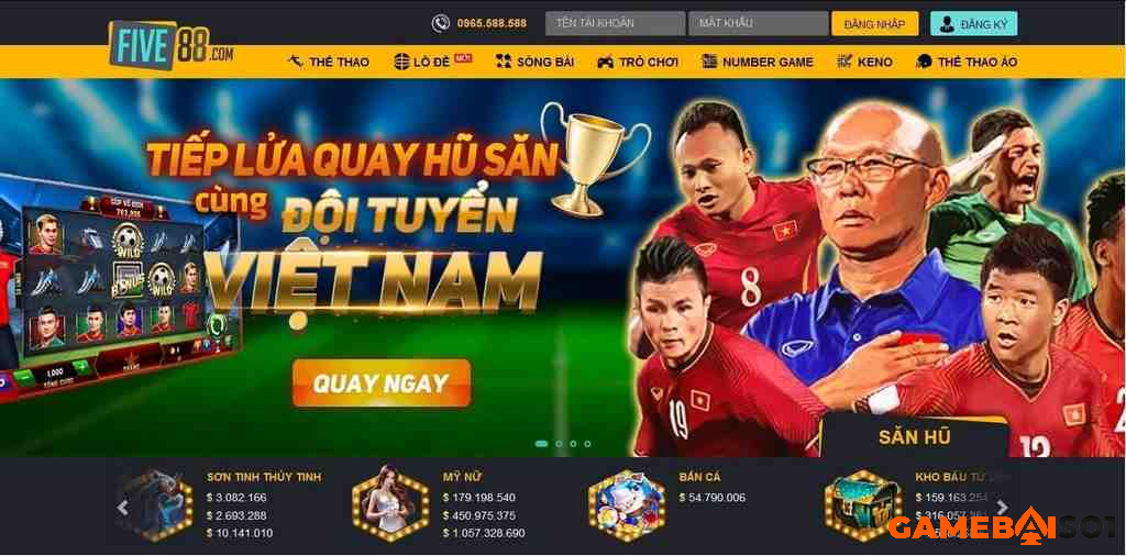 Kho game đổi thưởng hot tại Five88 và điều thú vị nên biết đăng ký FIVE88