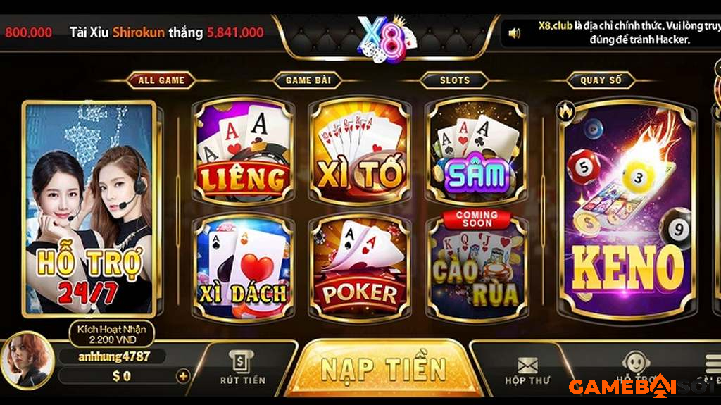 Khám phá kho game đổi thưởng hot tại X8 nhanh nhất Kho game đổi thưởng hot tại X8