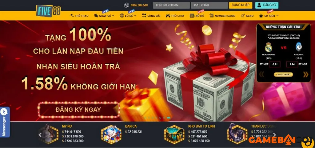 Link vào Five88 chính thức mới nhất năm 2023 LINK VÀO FIVE88 CHÍNH THỨC - NHÀ CÁI FIVE88