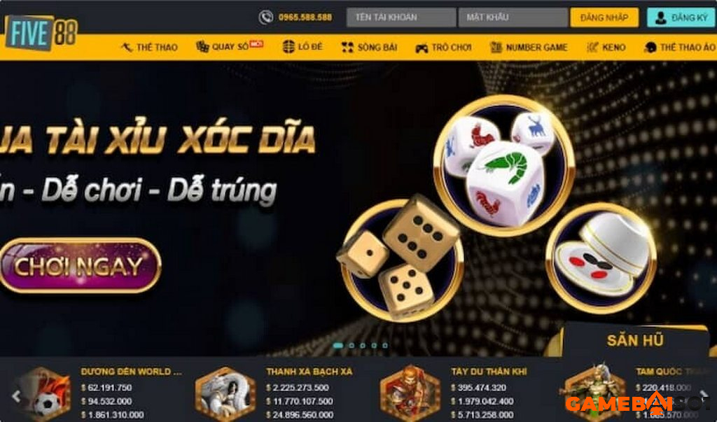 Link vào Five88 chính thức mới nhất năm 2023 truy cập five88 chính thống