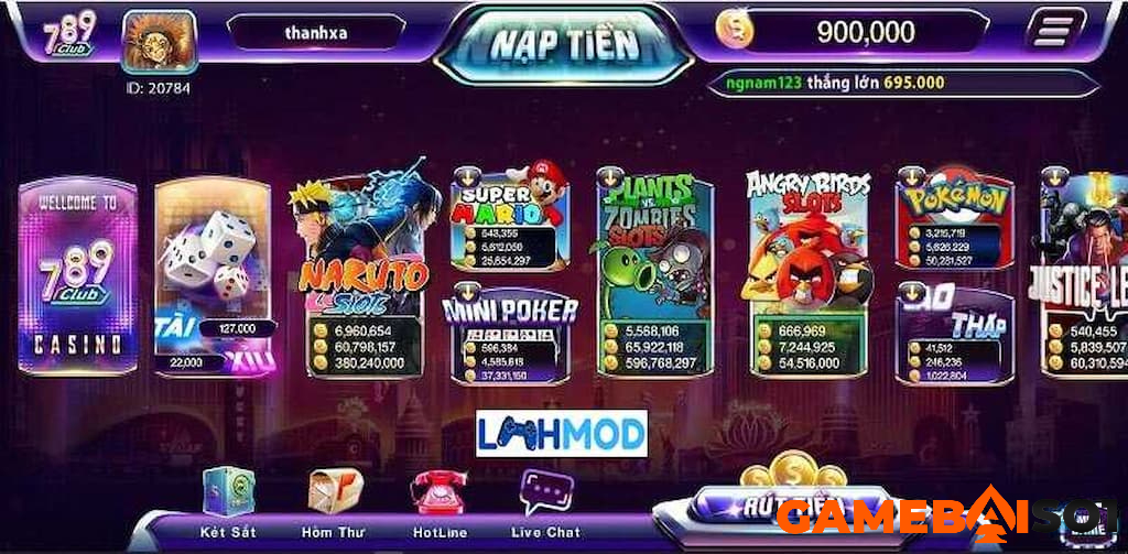 Nạp, rút tiền tại 789 Club siêu nhanh chưa đầy 5 phút NẠP RÚT TIỀN 789 CLUB