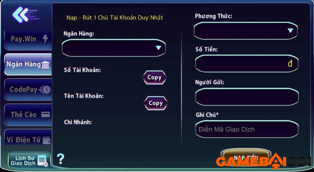 Nạp, rút tiền tại 789 Club siêu nhanh chưa đầy 5 phút NẠP RÚT TIỀN 789 CLUB