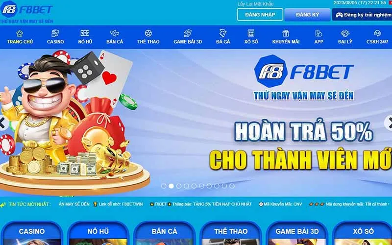 F8bet - Nhà cái uy tín hay lừa đảo Nha cai F8bet co lua dao khong truong hop thanh vien thang tien