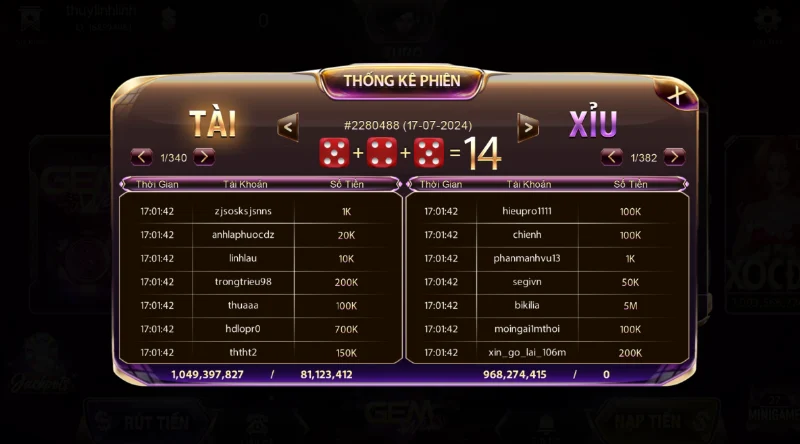 Tài Xỉu Gemwin - Game Cá Cược Đỉnh Cao Nhất Châu Á Tài Xỉu Gemwin livestream đặc sắc