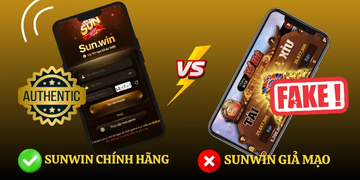 Phân biệt Sunwin chính hãng và giả mạo chuẩn nhất cho game thủ Lý do phân biệt Sunwin chính hãng và giả mạo