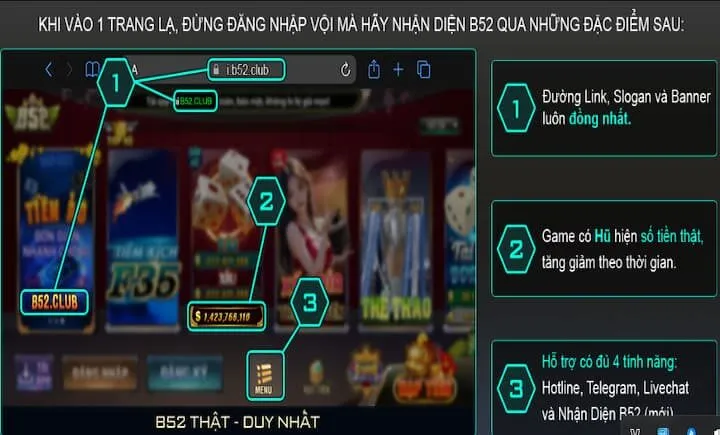 Phân biệt B52 chính hãng và giả mạo qua dấu hiệu dễ bỏ qua Cách phân biệt B52 chính hãng qua giao diện