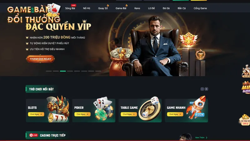Vivu88 - Đơn vị nhà cái hợp pháp, đáng chơi nhất 2025 Kho sản phẩm đa dạng của Vivu88